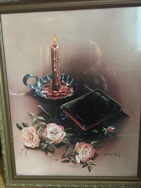 Ken Holland Double Signed Peace Be Still 8x10 Framed Photo